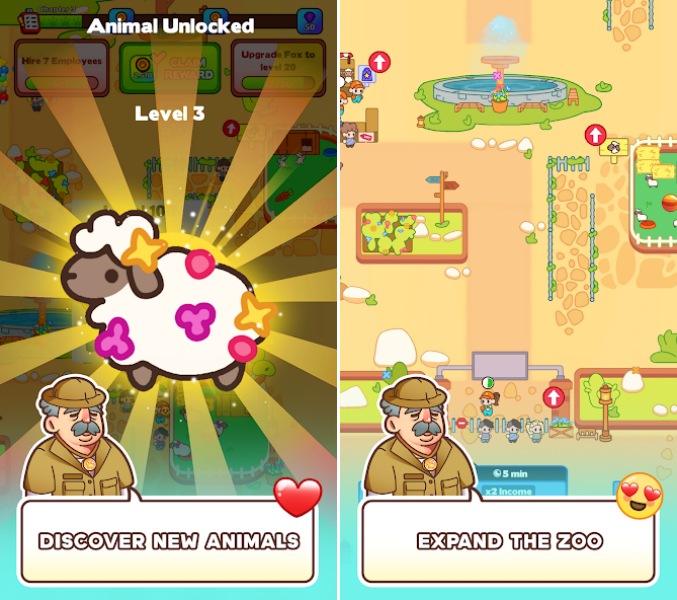 Idle Zoo World เปิดให้เล่นบนสโตร์ไทยแล้ว 2 Idle Zoo World