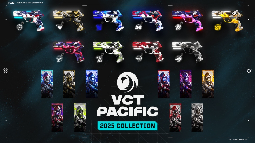 VALORANT Champions Tour (VCT) เผยโฉม Team Capsule 2025 3 VALORANT Champions Tour (VCT) เผยโฉม Team Capsule 2025