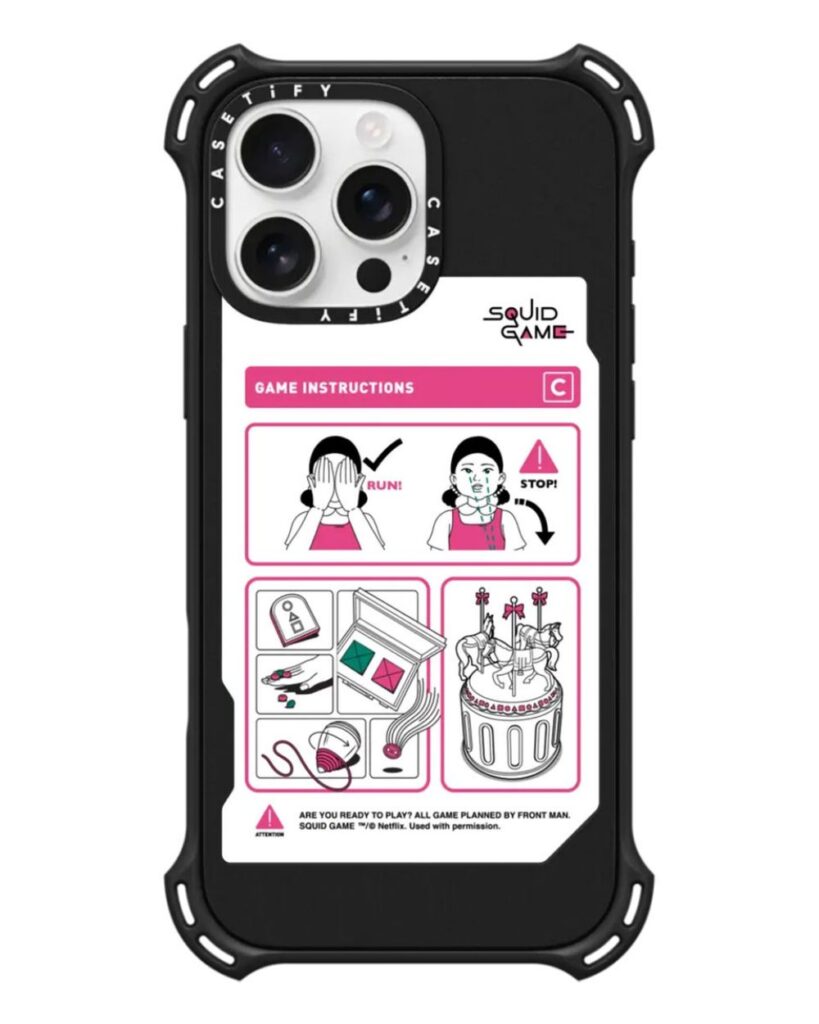 นิ่งไว้! แล้วปลดปล่อยความเป็นผู้เล่นในตัวคุณกับ Squid Game x CASETiFY 9 นิ่งไว้! แล้วปลดปล่อยความเป็นผู้เล่นในตัวคุณกับ Squid Game x CASETiFY