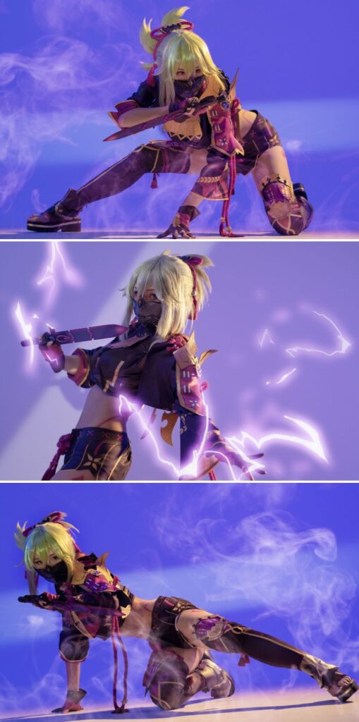 สาวสิงคโปร์แปลงโฉมเป็น Shinobu นินจาสาวจาก Genshin Impact 2 สาวสิงคโปร์แปลงโฉมเป็น Shinobu นินจาสาวจาก Genshin Impact