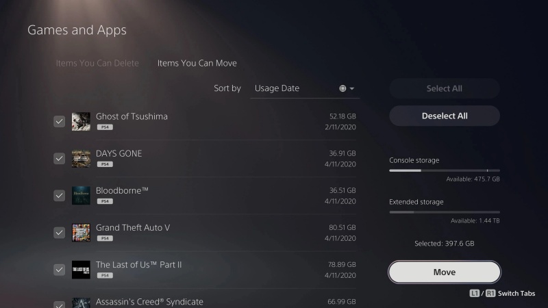 PS5 ไม่สามารถย้ายตัวเกมไปลงบนที่เก็บข้อมูลภายนอกได้ 2 PS5 ไม่สามารถย้ายตัวเกมไปลงบนที่เก็บข้อมูลภายนอกได้