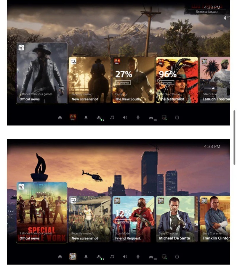 แฟนเกมลองออกแบบ Control Center ที่ใช้บน PS5 3 แฟนเกมลองออกแบบ Control Center ที่ใช้บน PS5