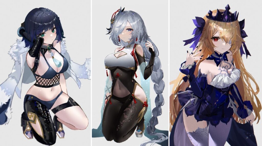 แฟนอาร์ตเปลี่ยนโฉมสาว ๆ ใน Genshin Impact ในลายเส้นใหม่ 8 แฟนอาร์ตเปลี่ยนโฉมสาว ๆ ใน Genshin Impact ในลายเส้นใหม่