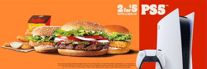 Burger King เตรียมแจก PS5 ให้กับผู้โชคดี 1000 เครื่อง 2 Burger King เตรียมแจก PS5 ให้กับผู้โชคดี 1000 เครื่อง