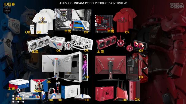ASUS เตรียมขายสินค้าพิเศษธีมกันดั้มในประเทศญี่ปุ่น 3 ASUS เตรียมขายสินค้าพิเศษธีมกันดั้มในประเทศญี่ปุ่น