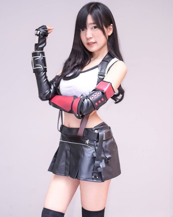 ส่อง 4 สาวไทยแปลงกายเป็น Tifa จากเกม Final Fantasy VII Remake [ชุด 2]
