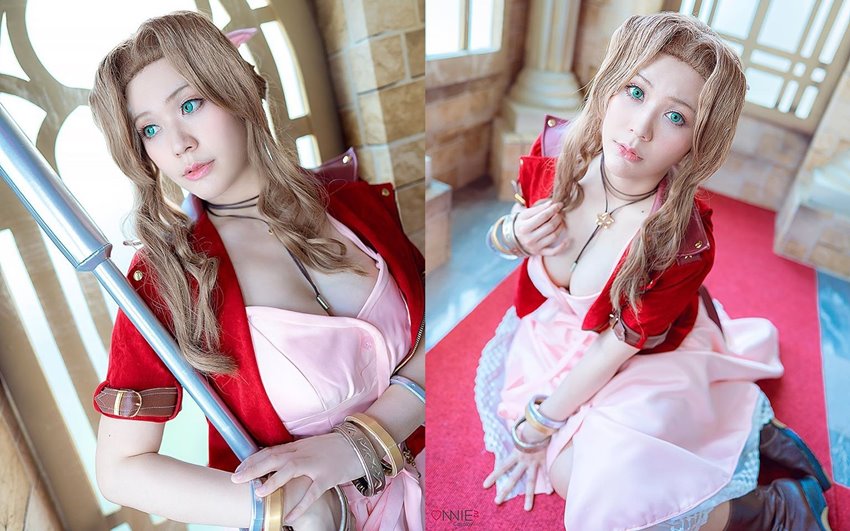 ส่อง 4 สาวไทยเปลี่ยนลุคเป็น Aerith จากเกม Final Fantasy VII Remake