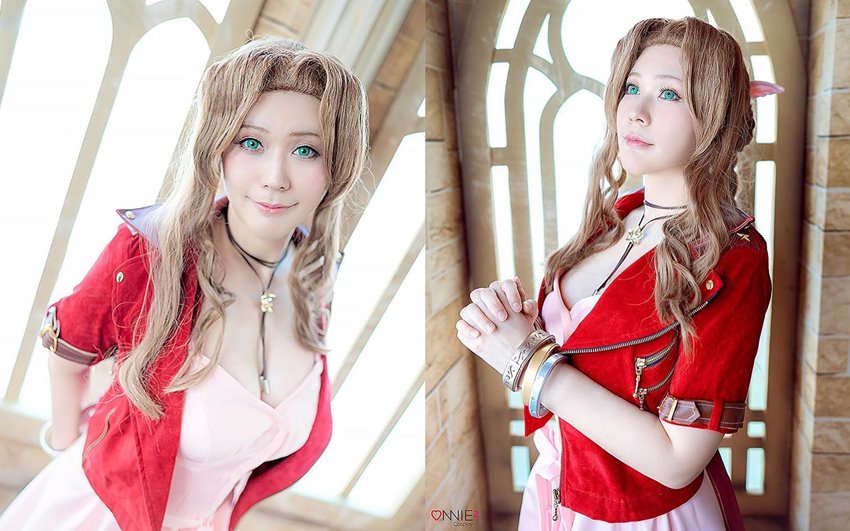 ส่อง 4 สาวไทยเปลี่ยนลุคเป็น Aerith จากเกม Final Fantasy VII Remake