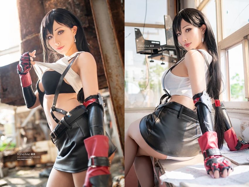 คอสเพลย์สาวอวดหุ่นแซ่บแต่งเป็น Aerith และ Tifa ในฉบับไม่โดนเนิร์ฟ 3 คอสเพลย์สาวอวดหุ่นแซ่บแต่งเป็น Aerith และ Tifa ในฉบับไม่โดนเนิร์ฟ
