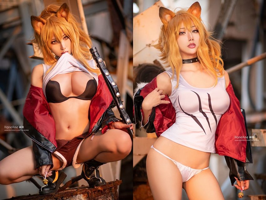 คอสเพลย์สาวอวดหุ่นแซ่บแต่งเป็น Aerith และ Tifa ในฉบับไม่โดนเนิร์ฟ 6 คอสเพลย์สาวอวดหุ่นแซ่บแต่งเป็น Aerith และ Tifa ในฉบับไม่โดนเนิร์ฟ