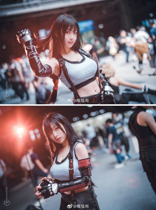 เลเยอร์สาวแปลงร่างเป็น Tifa จาก Final Fantasy VII Remake 2 เลเยอร์สาวแปลงร่างเป็น Tifa จาก Final Fantasy VII Remake