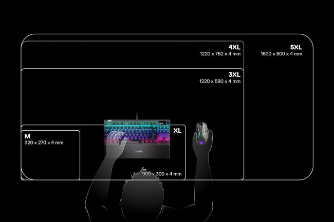 SteelSeries เปิดตัวแผ่นรองเมาส์รุ่นใหม่ขนาดใหญ่เกือบเท่าที่นอน 2 SteelSeries เปิดตัวแผ่นรองเมาส์รุ่นใหม่ขนาดใหญ่เกือบเท่าที่นอน