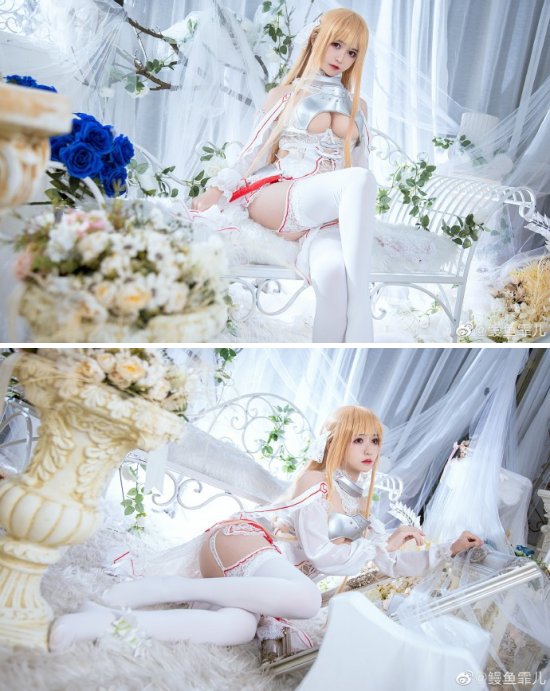 เลเยอร์จีนแปลงร่างเป็น Asuna จาก Sword Art Online 3 เลเยอร์จีนแปลงร่างเป็น Asuna จาก Sword Art Online