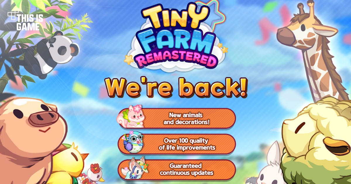 TinyFarm REMASTERED เปิดให้ลงทะเบียนล่วงหน้าบนสโตร์ไทยแล้ว 1 TinyFarm REMASTERED