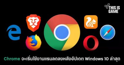 Chrome จะเริ่มใช้งานแรมลดลงหลังอัปเดต Windows 10 ล่าสุด