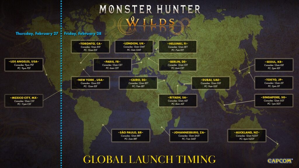 กาปฏิทิน! Monster Hunter Wilds ปล่อยกำหนดการพรีโหลด - วันเปิดเล่น 2 กาปฏิทิน! Monster Hunter Wilds ปล่อยกำหนดการพรีโหลด - วันเปิดเล่น