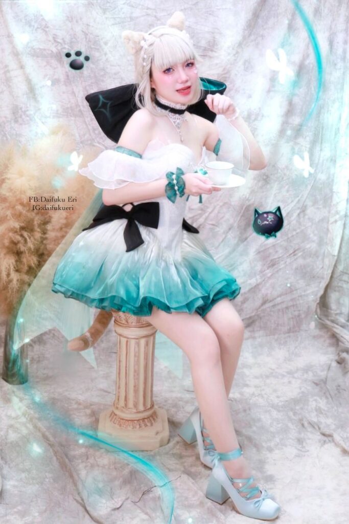 คุณเชอริชกับการแปลงโฉมเป็น Lynette จาก Genshin Impact 3 Lynette Genshin Impact Cosplay by Daifuku eri