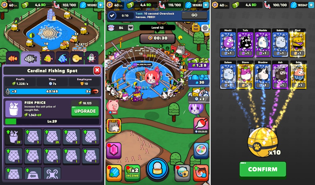 Fisher Cat Town Tycoon เปิดให้บริการบนสโตร์ไทยแล้ว 2 Fisher Cat Town Tycoon