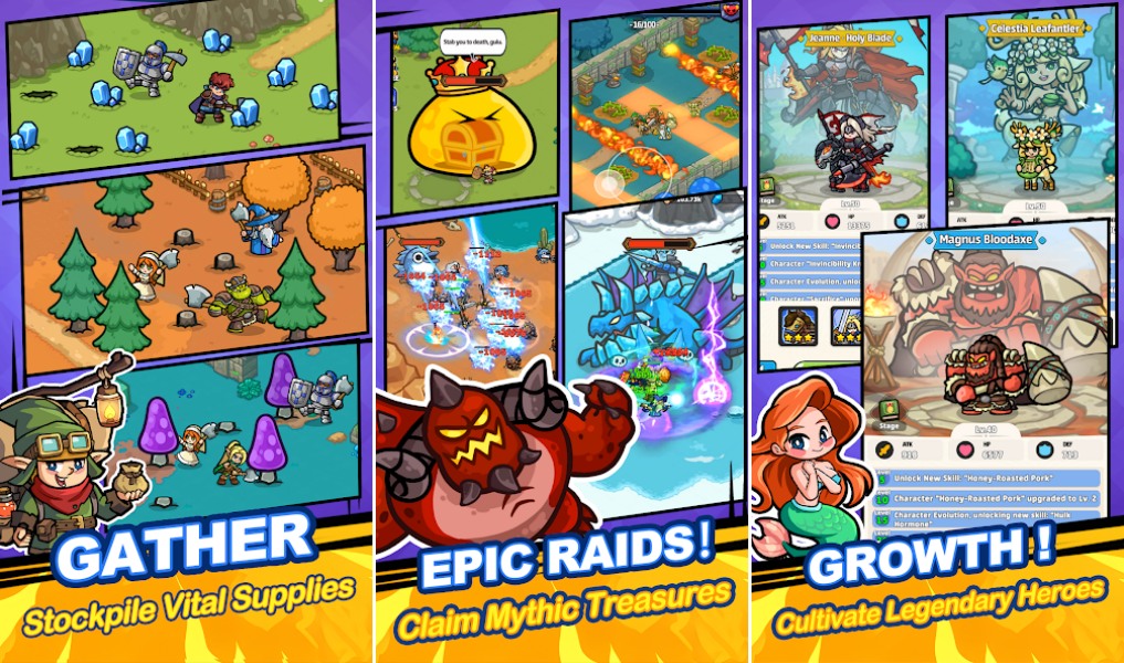 Knock Heroes เกมมือถือ RPG แอคชั่นสุดมันส์ บู๊ไว! ในโลกแฟนตาซี! 5 Knock Heroes
