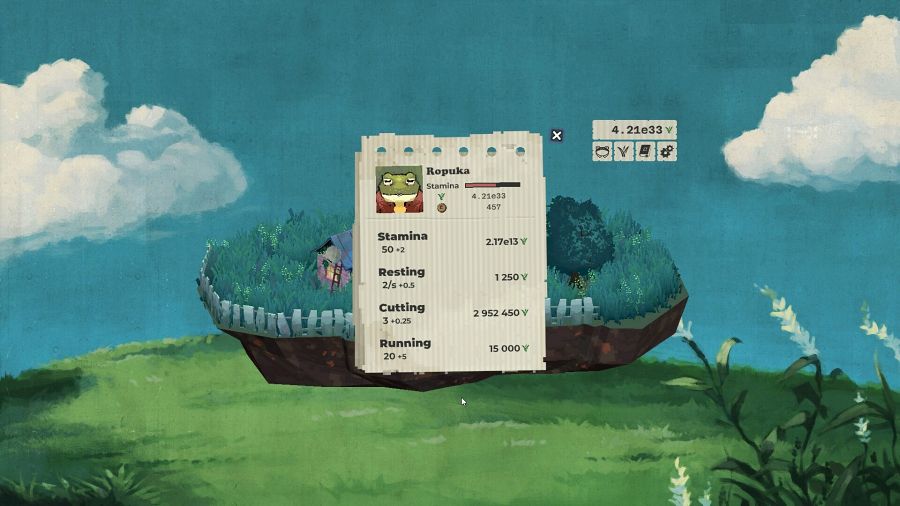 Ropuka's Idle Island เกมกบน้อยตัดหญ้าที่หน้าจอ Desktop 3 Ropuka's Idle Island Launches