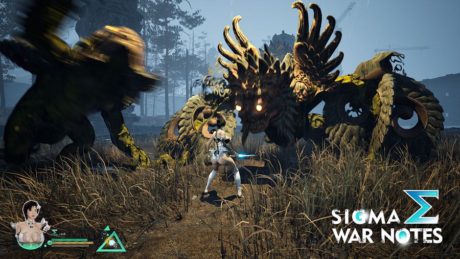 SIGMA WAR NOTES เกมแอ็กชั่นสาวทรงโตเผชิญหน้ากับมอนสเตอร์ยักษ์ 4 SIGMA WAR NOTES Announced