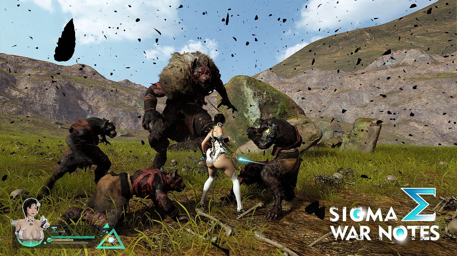 SIGMA WAR NOTES เกมแอ็กชั่นสาวทรงโตเผชิญหน้ากับมอนสเตอร์ยักษ์ 5 SIGMA WAR NOTES Announced
