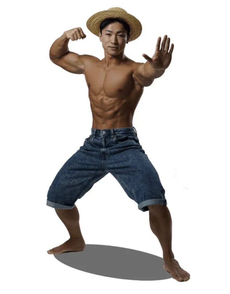 ญี่ปุ่นจัดงานเพาะกล้ามที่ผู้เล่นแข่งขันจะต้องแต่งเป็น Luffy จาก One Piece 6 One Piece Cosplay Workout