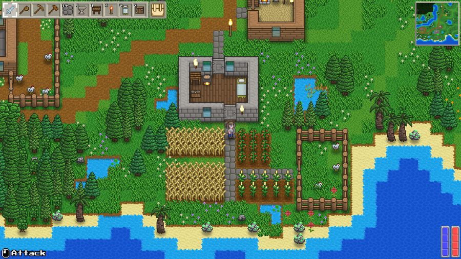Delverium เกมที่คุณจะได้สร้างบ้าน ทำฟาร์ม คราฟของ และสู้เพื่อเอาชีวิตรอด 2 Delverium Announced