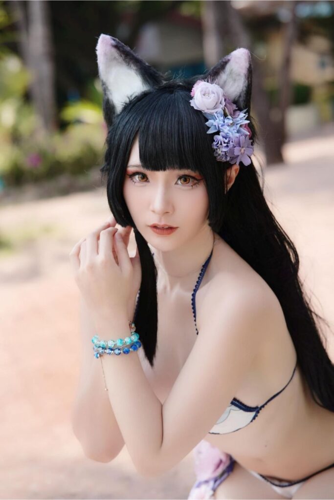 สาวไทยใจเด็ดรังสรรค์คอสเพลย์ Kosaka จาก Blue Archive ได้ร้อนแรงท้าแดดเมืองไทย 3 Kosaka Blue Archive Cosplay by Rina