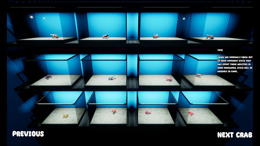 Crabs เกมจำลองสถานการณ์ที่คุณจะได้เลี้ยงปูในตู้แบบเรียลไทม์ 5 Crabs Announced