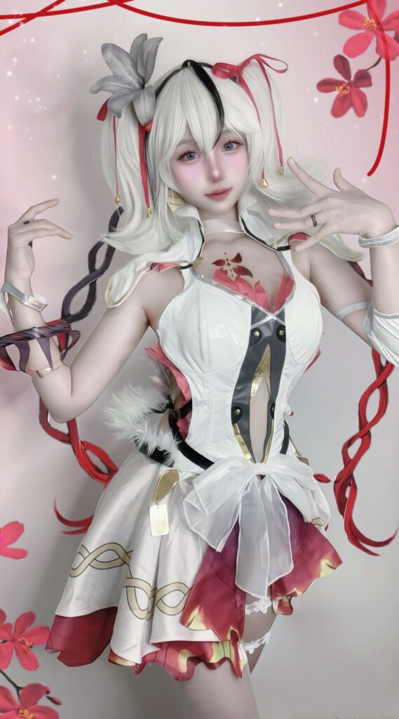 คุณเน้ยอวดความสวยในลุคของ Camellya จาก Wuthering Wave 3 Camellya Wuthering Wave Cosplay by Noey