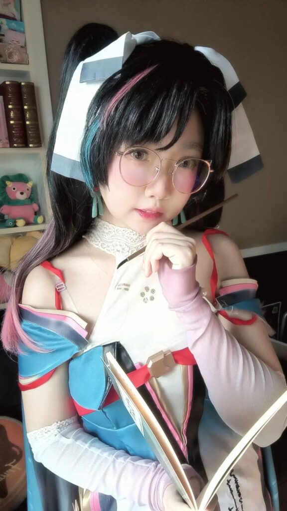 คุณกาญแปลงโฉมเป็น Zhezhi จาก Wuthering Waves ได้น่ารักเกินต้าน 5 Zhezhi Wuthering Waves Cosplay by Kotoro