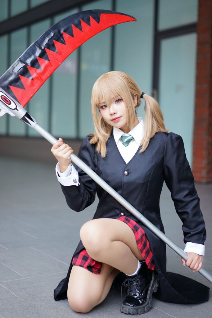 คอสเพลย์ Maka Albarn จาก Soul Eater ฝีมือสาวไทยที่มาพร้อมเคียวอันยักษ์ 7 Maka Albarn Soul Eater Cosplay by Chomphu