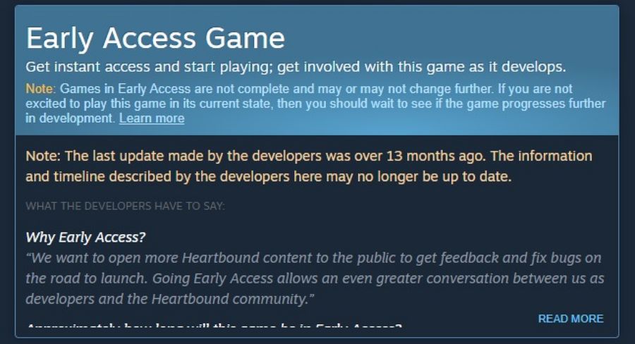 Steam เพิ่มฟีเจอร์เตือนถึงผู้ซื้อเกม Early Access 2 Steam Early Access Warning