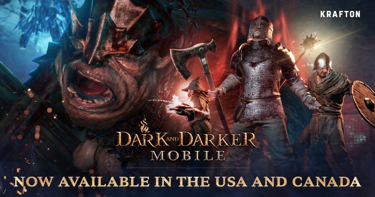 ‘DARK AND DARKER MOBILE’ เกมมือถือธีมแฟนตาซีแบบยุคกลางเปิด Soft Launch สโตร์ต่างประเทศแล้ว 1 DARK AND DARKER MOBILE USA Canada main Feature