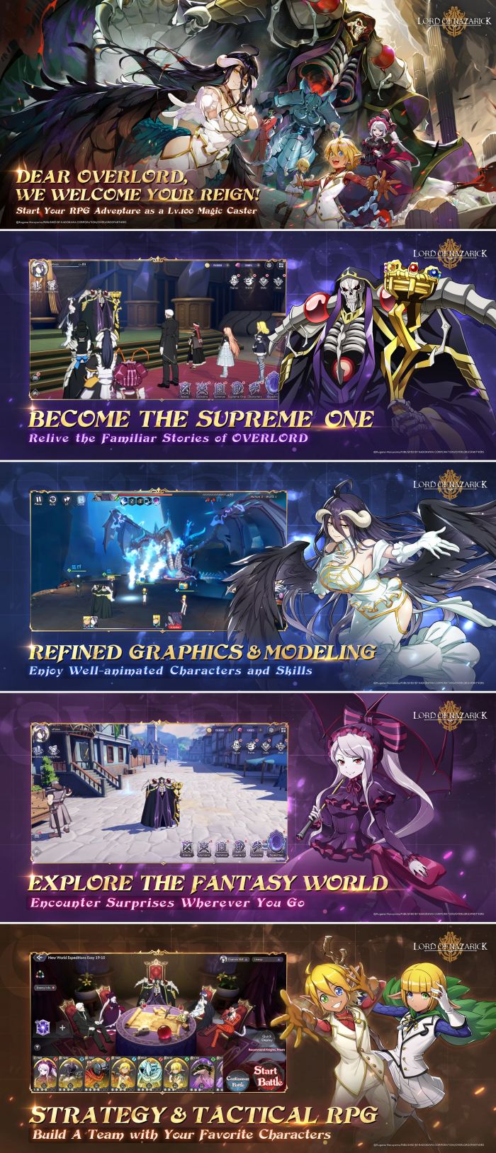 ยืนยัน! Lord of Nazarick เกมมือถือลิขสิทธิ์แท้อนิเมะชื่อดัง Overlord เตรียมเปิดให้บริการในแดนสยามสัปดาห์หน้า 5 ยืนยัน! Lord of Nazarick เกมมือถือลิขสิทธิ์แท้อนิเมะชื่อดัง Overlord เตรียมเปิดให้บริการในแดนสยามสัปดาห์หน้า