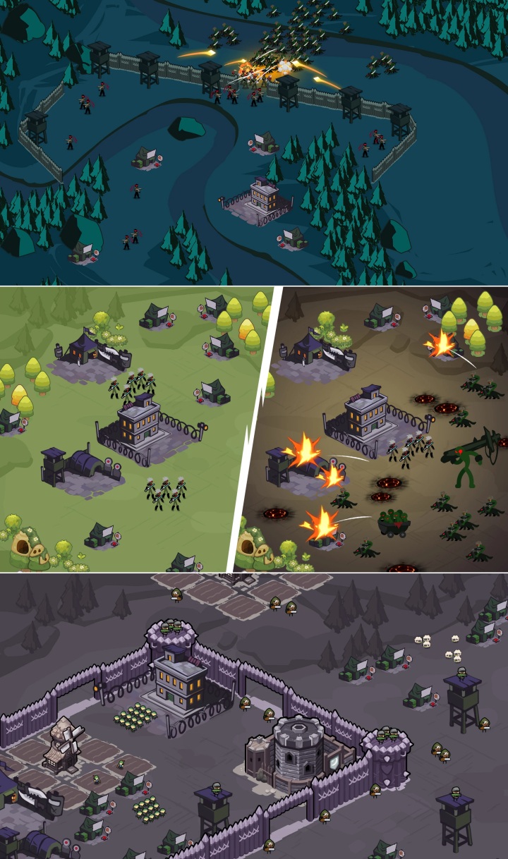 Stick World Z: Zombie War TD เปิดให้บริการบนสโตร์ไทยแล้ว 6 Stick World Z_