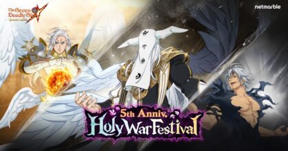 The Seven Deadly Sins: Grand Cross จัดเต็ม ‘เฟสติวัลสงครามศักดิ์สิทธิ์ครบ 5 ปี’