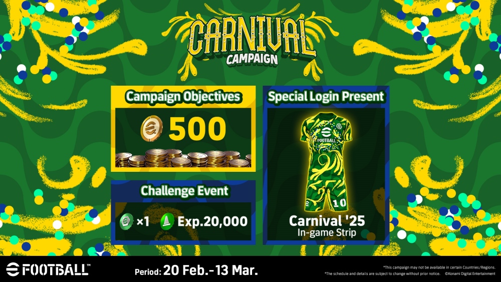 ลามีน ยามัล ร่วมงานกับ KONAMI ในฐานะแอมบาสเดอร์อย่างเป็นทางการของ eFootball™ 5 ลามีน ยามัล ร่วมงานกับ KONAMI ในฐานะแอมบาสเดอร์อย่างเป็นทางการของ eFootball™