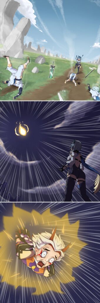 แฟนเกม Genshin Impact ทำการ์ตูนแซว ‘ฝันร้ายของ Eula’ 3 แฟนเกม Genshin Impact ทำการ์ตูนแซว ‘ฝันร้ายของ Eula’