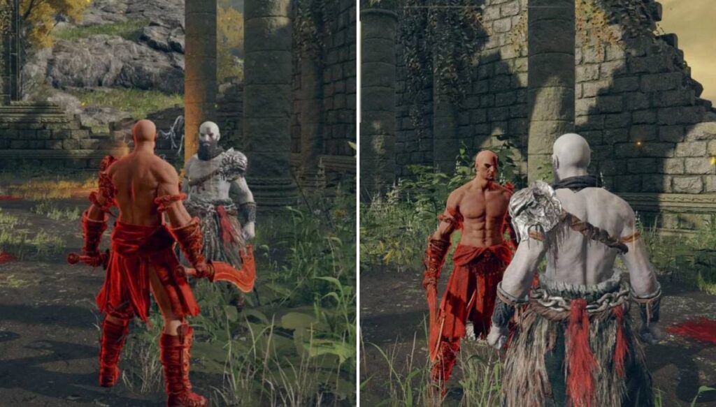 เมื่อ Kratos 2 ช่วงวัยมาเจอกันใน Elden Ring 2 เมื่อ Kratos 2 ช่วงวัยมาเจอกันใน Elden Ring