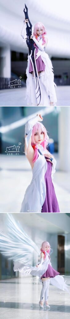 กางปีกไปกับคอสเพลย์ Yuzuriha Inori จาก Guilty Crown 3 กางปีกไปกับคอสเพลย์ Yuzuriha Inori จาก Guilty Crown