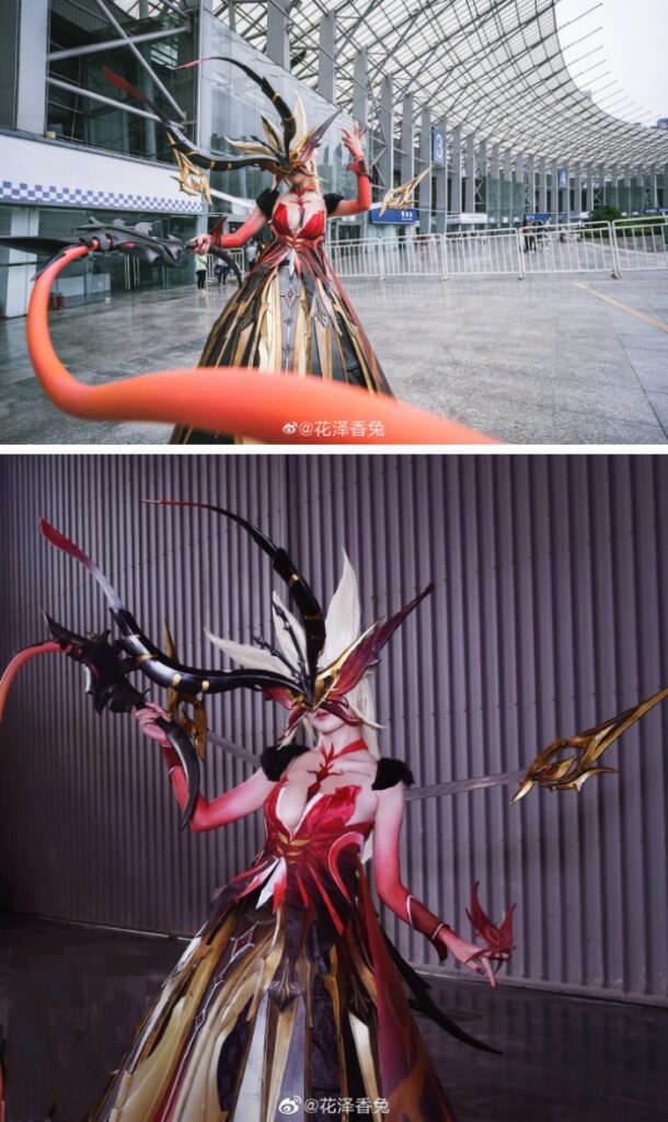 เล่นใหญ่! คอสเพลเยอร์สาวแปลงโฉมเป็น Signora ร่าง Crimson Witch of Embers 3 เล่นใหญ่! คอสเพลเยอร์สาวแปลงโฉมเป็น Signora ร่าง Crimson Witch of Embers