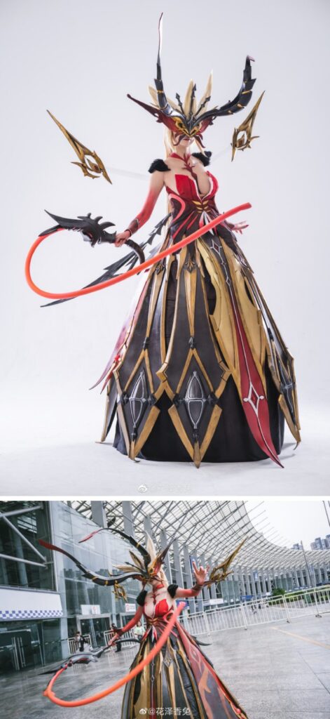 เล่นใหญ่! คอสเพลเยอร์สาวแปลงโฉมเป็น Signora ร่าง Crimson Witch of Embers 2 เล่นใหญ่! คอสเพลเยอร์สาวแปลงโฉมเป็น Signora ร่าง Crimson Witch of Embers