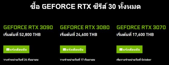 เปิดตัว NVIDIA GeForce RTX 30 การ์ดจอรุ่นใหม่สุดแรง 2 เปิดตัว NVIDIA GeForce RTX 30 การ์ดจอรุ่นใหม่สุดแรง