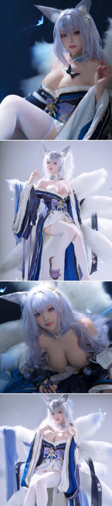 คอสเพลย์จิ้งจอกสาว Shinano จาก Azur Lane มาแบบสวยงามเต็ม ๆ ตา 2 คอสเพลย์จิ้งจอกสาว Shinano จาก Azur Lane มาแบบสวยงามเต็ม ๆ ตา