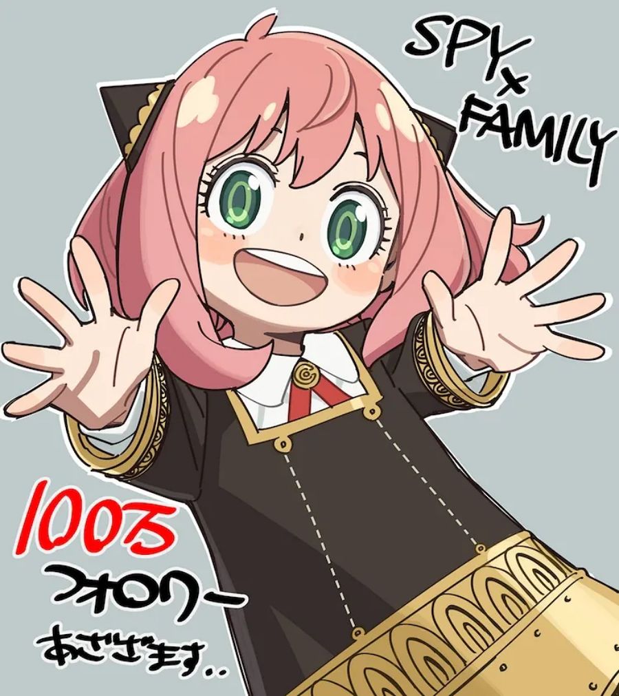 Spy x Family ฉลองผู้ติดตามทวิตเตอร์ครบ 1 ล้านคนด้วยภาพ Anya สุดคาวาอี้ 2 Spy x Family ฉลองผู้ติดตามทวิตเตอร์ครบ 1 ล้านคนด้วยภาพ Anya สุดคาวาอี้