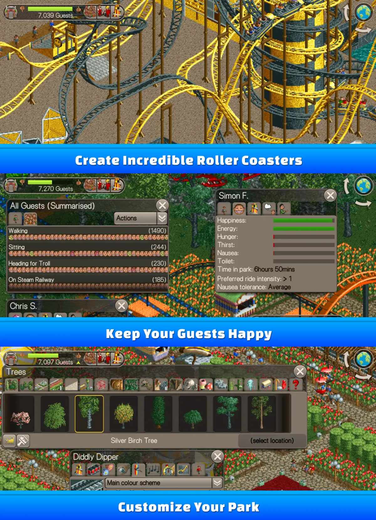 Roller Coaster Tycoon Classic+ เปิดลงทะเบียนล่วงหน้าบน Apple Arcade 4 Roller Coaster Tycoon Classic+ เปิดลงทะเบียนล่วงหน้าบน Apple Arcade