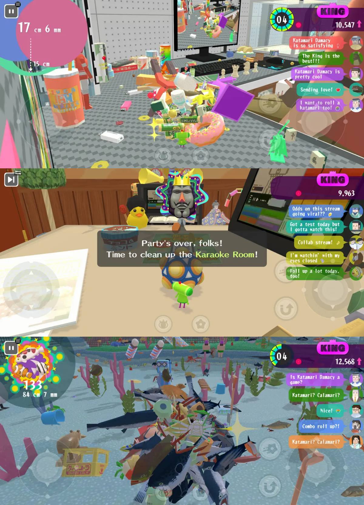 Katamari Damacy Rolling LIVE เปิดลงทะเบียนล่วงหน้าบน Apple Arcade 4 เกี่ยวกับเกม Katamari Damacy Rolling LIVE