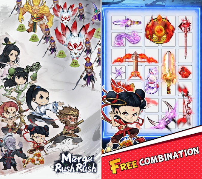 Merge Rush Rush! เปิดให้บริการบนสโตร์ไทยแล้ว 3 Merge Rush Rush! เปิดให้บริการบนสโตร์ไทยแล้ว